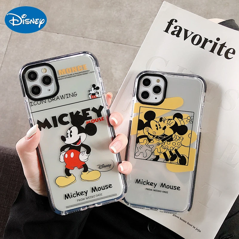 Disney 21 Mickey Mouse Silicone Case For Iphone 12 Pro Xs Max Iphone 11 X Xr Phone Case 7 8 Plus Official Liquid Silicon Case Phone Case Covers Aliexpress