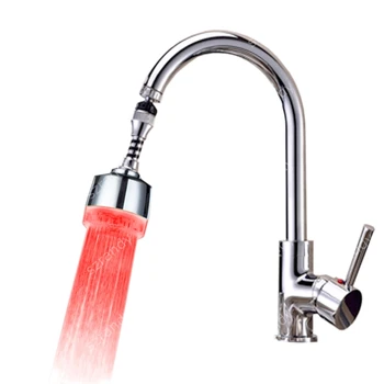

Red Color led faucets for bathrooms without adaptor