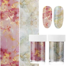 100 см переводная клейкая пленка звездного неба, летний дизайн, розовый мрамор, фольга для ногтей, бумага, мрамор, блестящий маникюр, дизайн ногтей, наклейка, гель