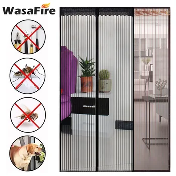 

Hands-free Magnetic Door Net Anti Fly Insect Sandfly Door Screen Anti-Mosquito Magnetic Curtain Mesh For Door Hot