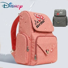 Disney бутылочка для кормления изоляционная Мумия сумка ткань Оксфорд сумка для хранения подгузников рюкзак модный водонепроницаемый большой емкости сумка для подгузников