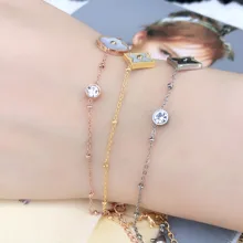 Женские подарки, амулеты, браслеты и браслеты из нержавеющей стали, женский браслет-цепочка для женщин, браслеты дружбы