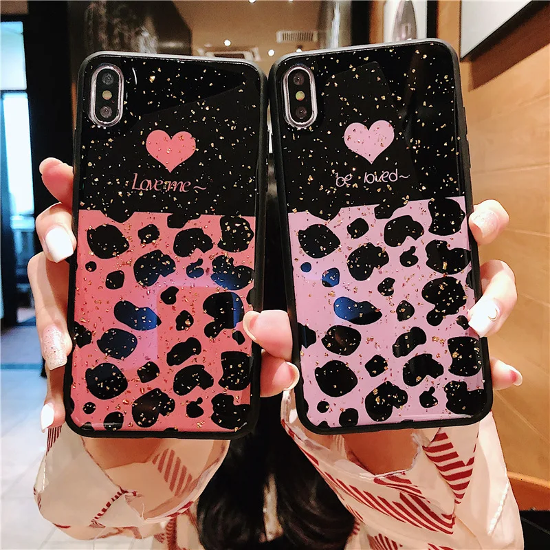 

Creative gold foil Epoxy phone case for iPhone X XS XR XSMax 8 7 6 6S PluS geometric silicone drop protection cover