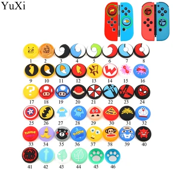 

Silicone Thumb Stick Grip Caps Joypad Analog Joystick Cover Case For Nintend Switch Lite NS Mini Controllers Joy-Con ThumbStick