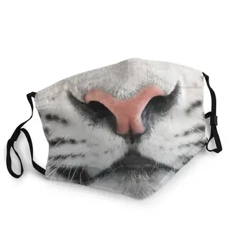 

Tiger Head Reusable Mouth Face Mask Pattern Dust Mask Protection Cover Respirator Mouth Muffle