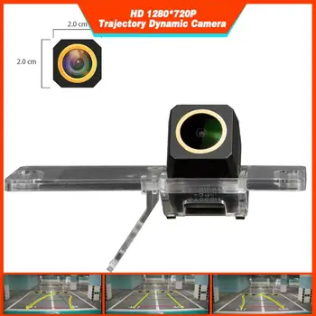 

Rear View Backup Camera Trajectory Dynamic Parking Line for Mitsubishi Pajero Montero Shogun V80 mk4 Golden Camera HD 1280x720p