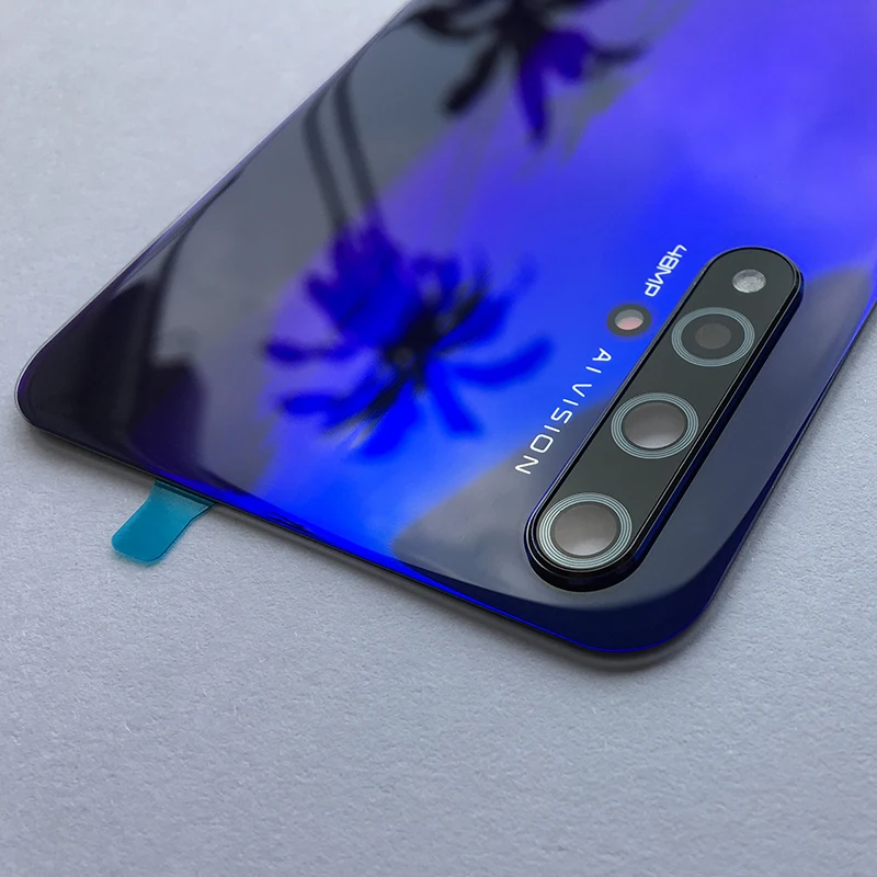 ZUCZUG стеклянный задний корпус для huawei Honor 20 крышка батареи чехол с объективом камеры+ клей