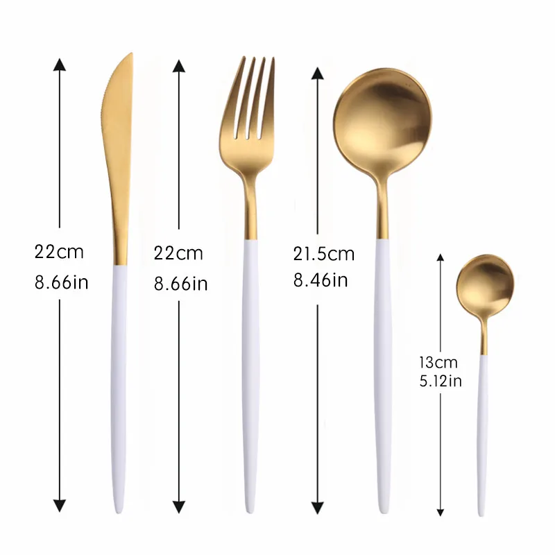 Многоразовый набор столовых приборов из нержавеющей стали столовые приборы