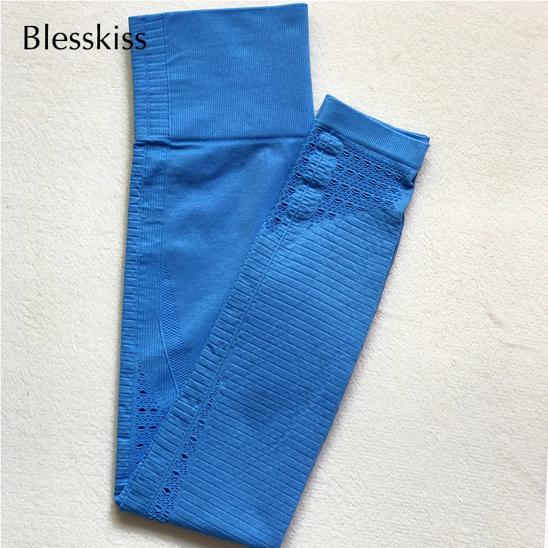 Blesskiss Vital Бесшовные Леггинсы Спортивная Женская одежда для фитнеса резинки попой Леггинсы для йоги спортивные штаны с высокой талией леггинсы для спортзала