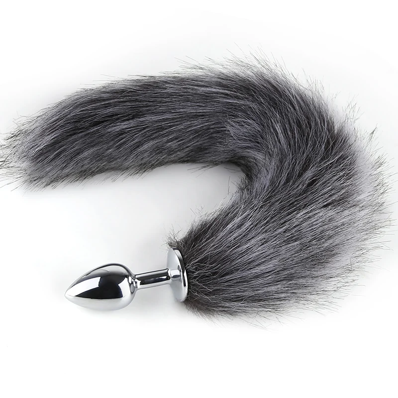 Анальные игрушки с лисьим хвостом Анальная пробка искусственная игрушка