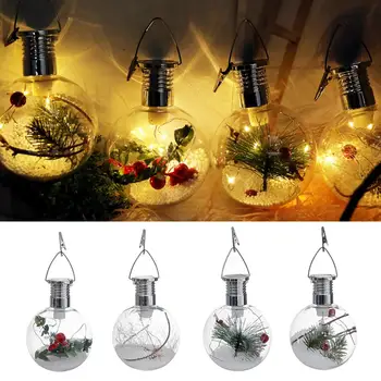 

Solar Ball Shaped Copper Wire LED Light Hanging Lamp Christmas Tree Decoration LED Lamps