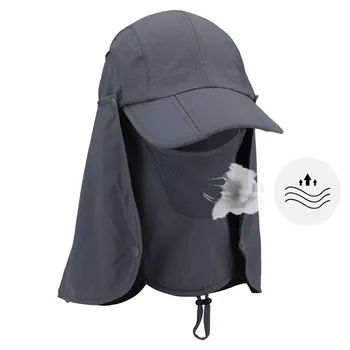 

Universal Sunhat Face Mask Fishing Sunscreen Hat Anti-ultraviolet Face Neck Sunscreen Outdoor Sports Hiking Fishing Hat