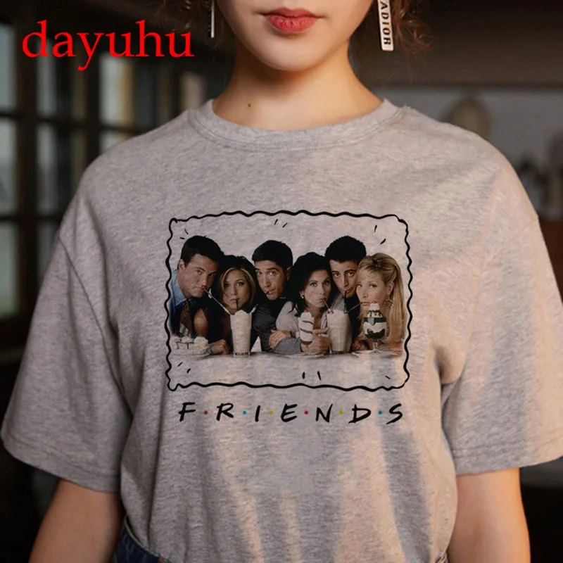 Shirt Women Harajuku Best Friends Anime 