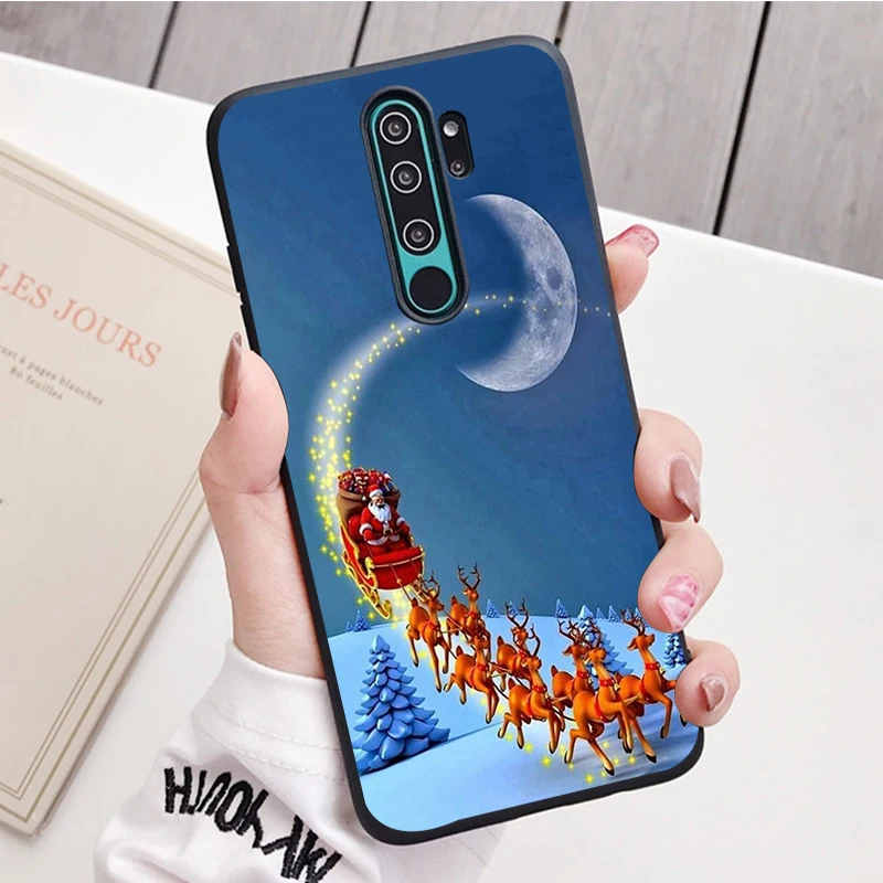 Chúc Giáng Sinh Silicone Ốp Lưng Điện Thoại Redmi Note 8 7 Pro S 8T Cho Redmi 9 7A Bao vỏ