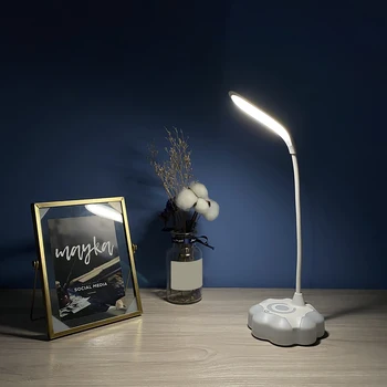 

LED Foldable 5W USB Reading Light with Mood Light on Base 3 Levels Portable Study Reading Book Light For Bedroom Office