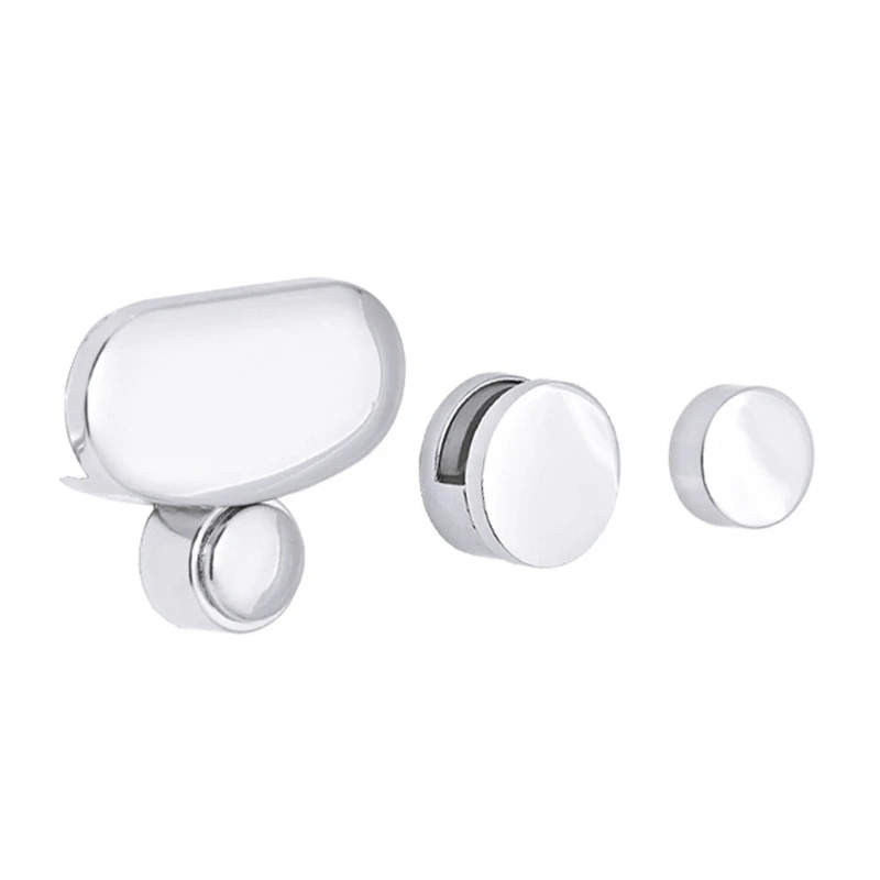 4 Pcs Heavy Duty Mirror Clip Bathroom Mirrors Supporting Sheet Dresser Fixed Fitting Glass Clips Easy to Install | Обустройство дома