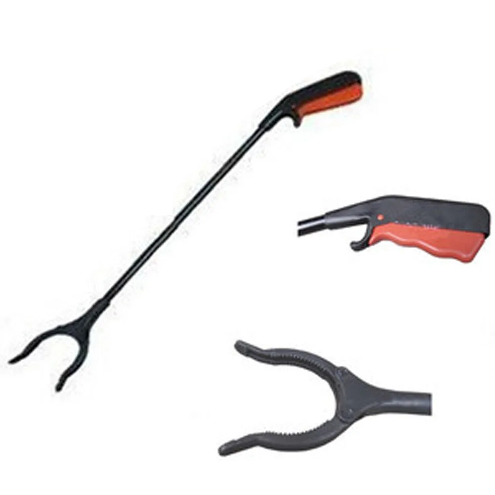 Rubbish Sanitation Clip 55cm Length Easy Reaching Grip Pick Up Claw Gripper Grabber Helping Hand Extend Arm Folder Health Folder