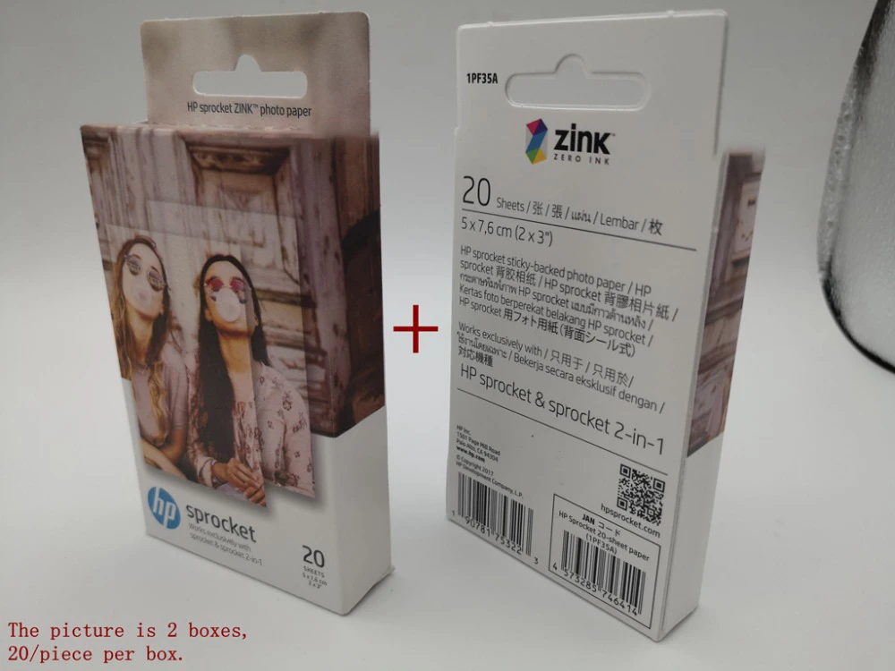 2 Boxes/40 Sheets Sprocket Original 
