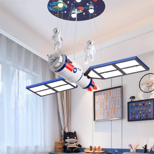 Astronauts in Space Light Fixture, Children Lights