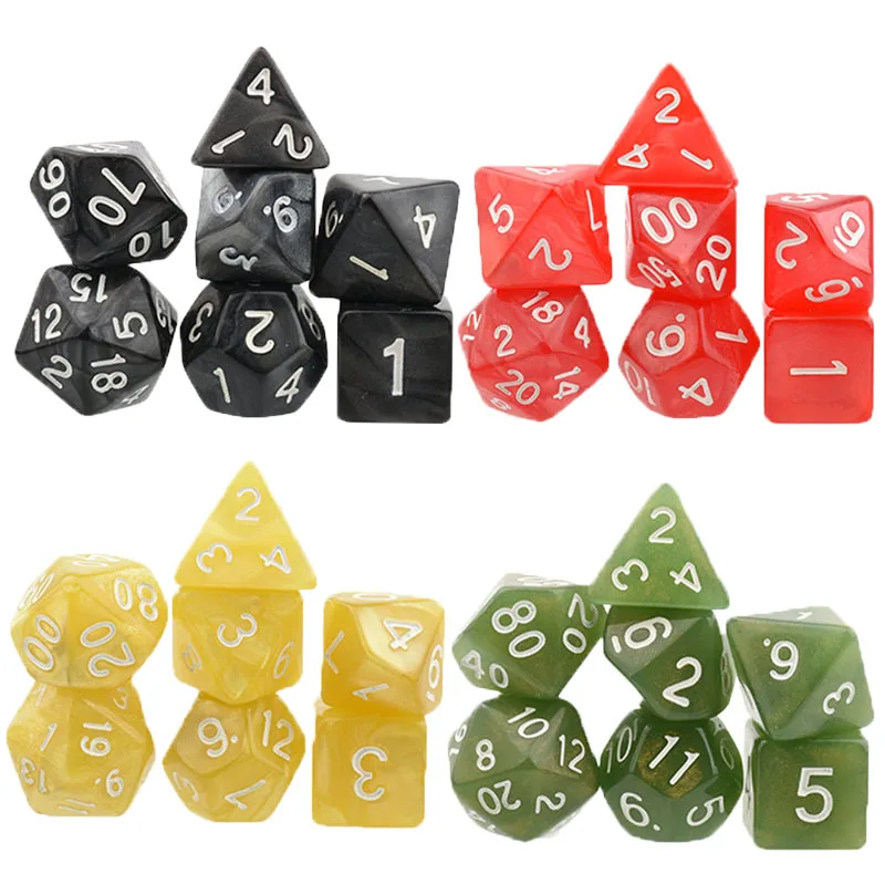 Взрослые игральные кости набор D4-D20 профессиональные RPG многогранные Подземелья и Драконы секс доска игры игрушки коробка передач казино вечерние аттракционы