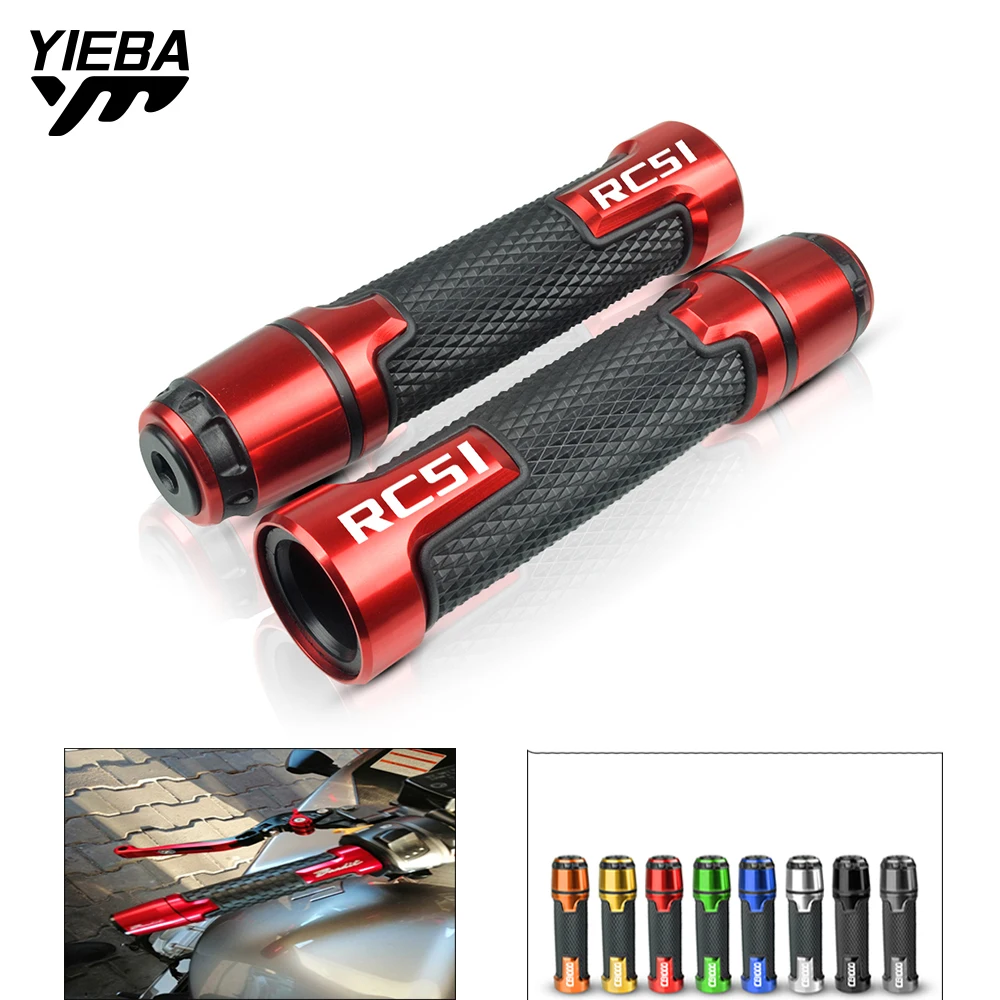 Для Honda RC51/RC51 SP1 RVT1000R кафе 22 мм алюминиевый пластиковый мотоциклетный руль рукоятка ручка Крышка конец мото гоночное сцепление