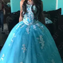 Favordear бальное платье 15 лет Vestidos De 15 Anos кружевное бальное платье с бисером Мятное бирюзовое Лавандовое Коралловое вечерние платье 15 лет