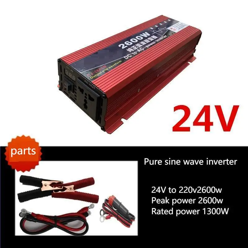 Инвертор немодулированного синусоидального сигнала 3500w1600w260 0 Вт 12 В 24 в 48 до 220 для