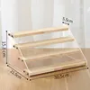 2-7 Layer Acrylic Wood Display Stand Cosmetic Perfume Cupcakes Holder Showcase Organizer Doll Mini Figure Toy Model Storage Rack 6