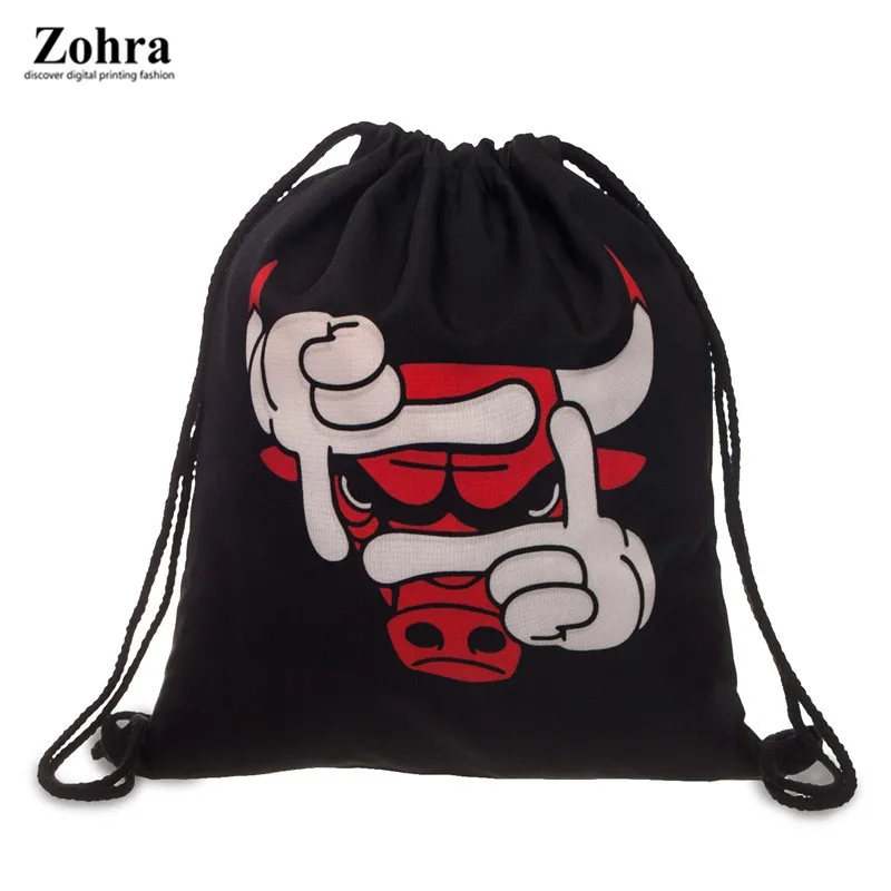 

Digital Printing Backpack Hot Sales Drawstring Top Storage Shopping Drawstring Backpack