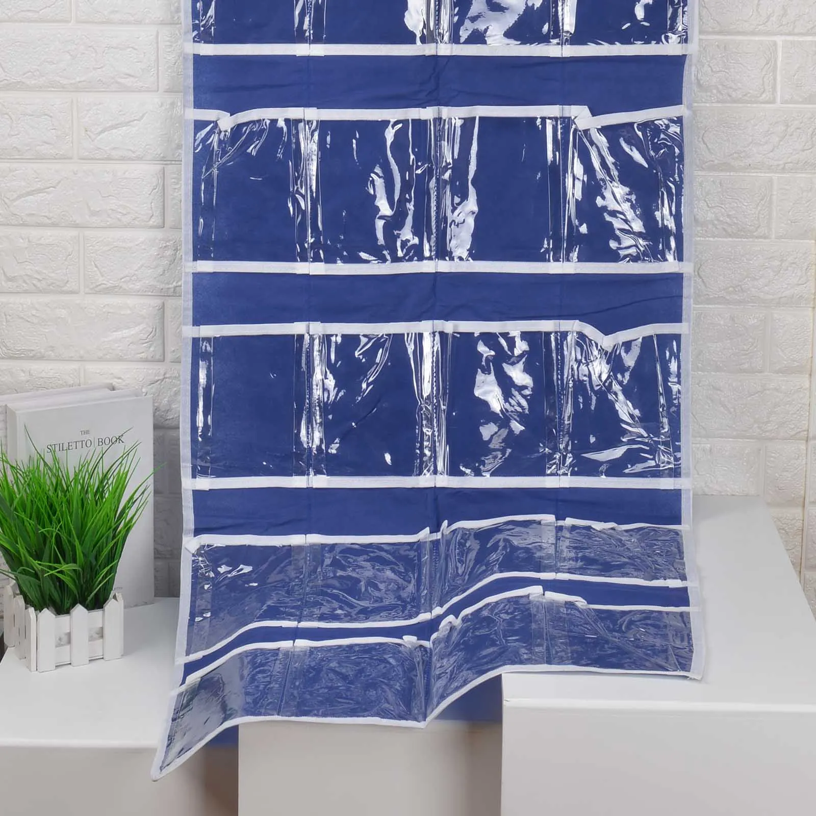 24 Карманные двери подвесной держатель для обуви Органайзер хранения стойки