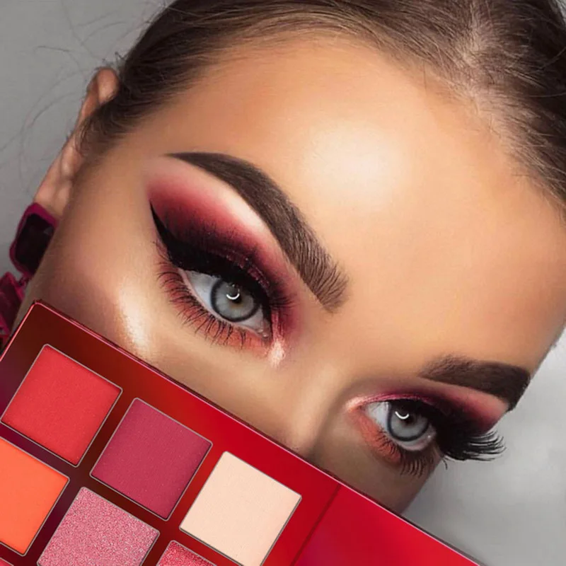 Блестящие тени для макияжа Pallete матовые тени для век Палитра Shimmer and Shine Diamond тени для век Пудра пигмент косметика 9 цветов