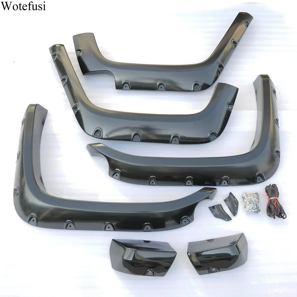 

Wotefusi Front Rear Fender Flares Pocket Rivet Style For 07-15 Toyota Land Cruiser FJ 07 08 09 10 11 12 13 14 2015 [QPA233]