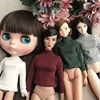 1pc Long Sleeve Shirt for Blythe Dolls Base Shirt Clothes For Barbie Blouse Momoko Doll Clothes 1/6 Doll Accessories Kid Toy ► Photo 2/6