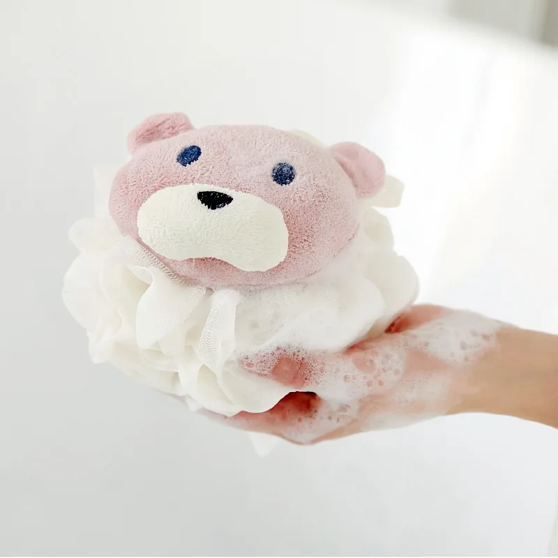

Soft Shower Mesh Foaming Sponge Exfoliating Scrubber Cartoons Bath Bubble Ball Body Skin Cleaning Tool Bathroom Accessories