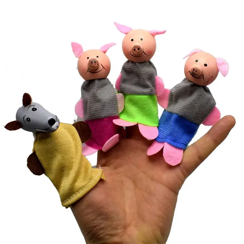 three little pigs hand puppets
