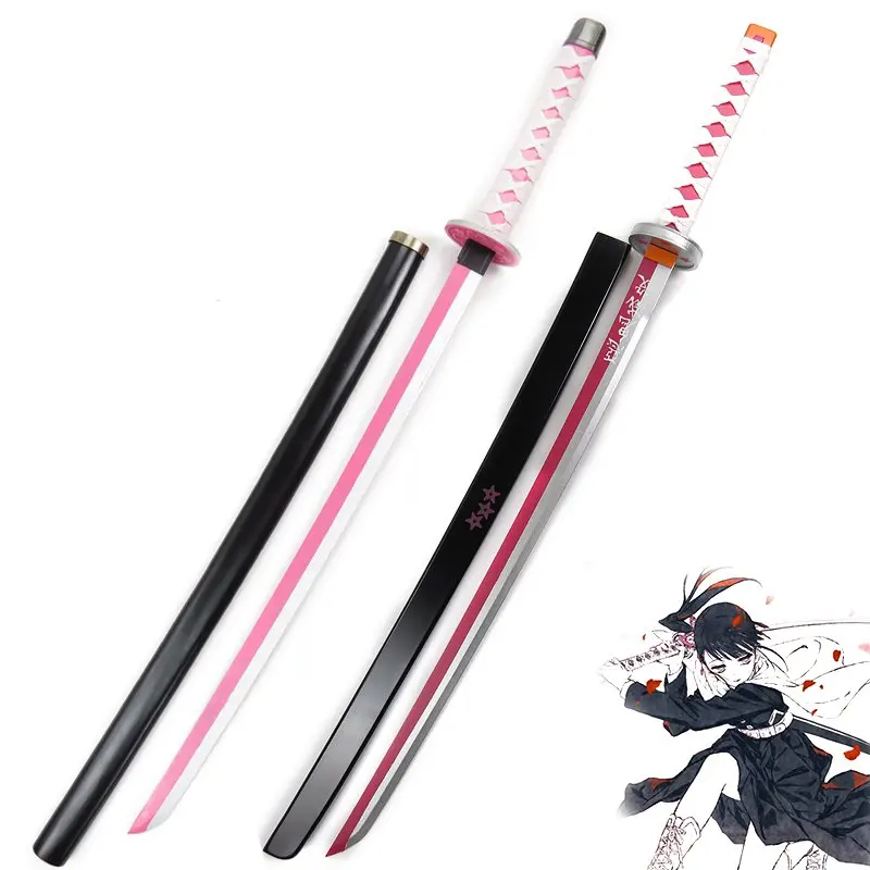Аниме Demon Slayer: Kimetsu No Yaiba косплей реквизит Tsuyuri Kanawo деревянный меч оружие для