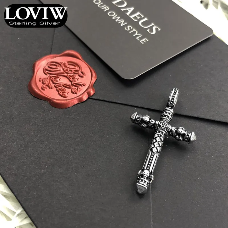 Кулон крест, абсолютно новые модные религиозные украшения Thomas SABOR аксессуары 925 пробы Серебряный подарок для женщин и мужчин Rebel