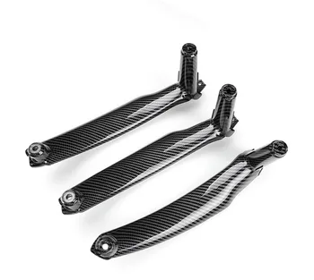 

ABS Carbon Fiber Car Inner Door Armrest Panel Handle Pull Trim Holder Auto Interior Accessories For BMW E70 X5 E71 E72 X6 SAV