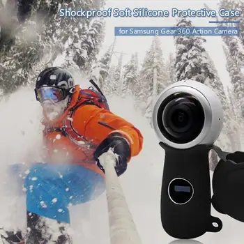 

Anti-fall Soft Silicone Protective Case Cover for Samsung Gear 360 Action Camera Protect your Headphones from Falls Bumps