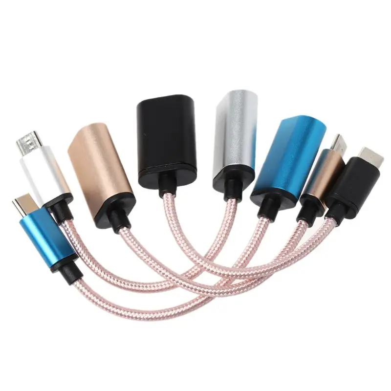 USB 3 1 Type C Male to USB 2 0 Female OTG Data Cable For Samsung 4