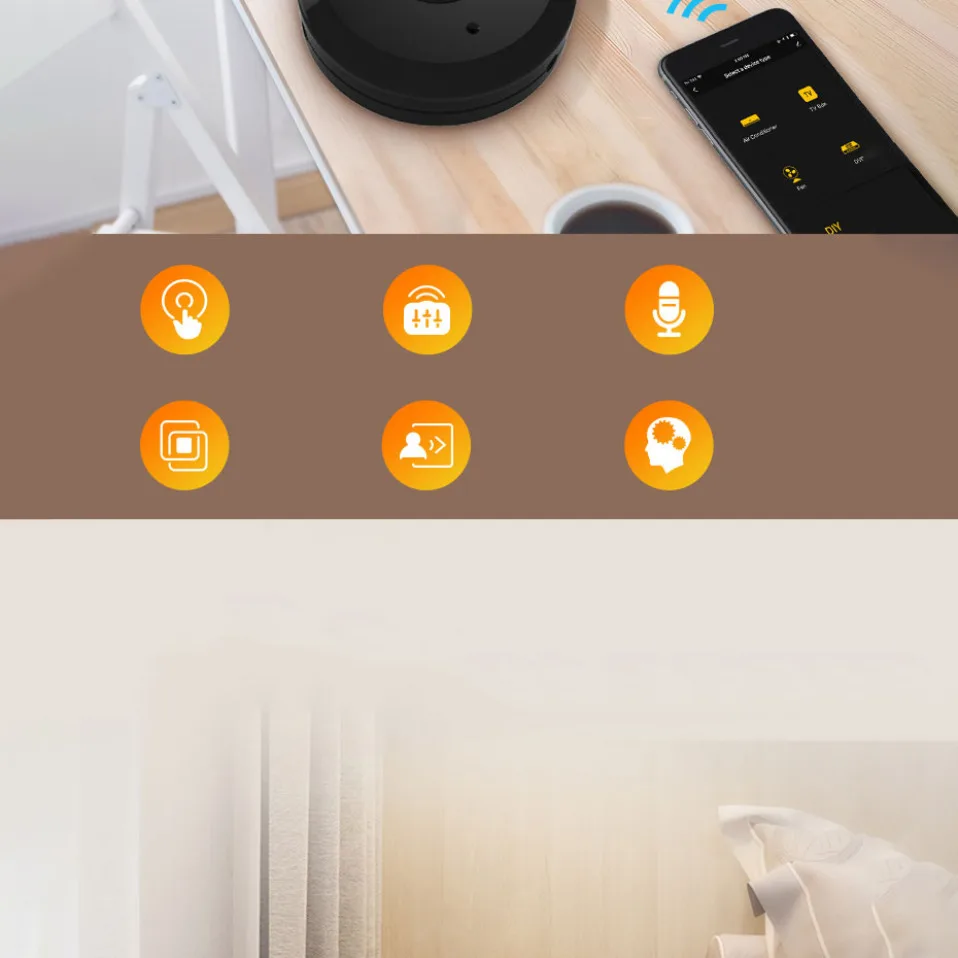 AVATTO wifi ИК пульт дистанционного управления, умный Универсальный 2,4G Дистанционное Голосовое управление с Alexa, Google Home инфракрасный умный дом автоматизация