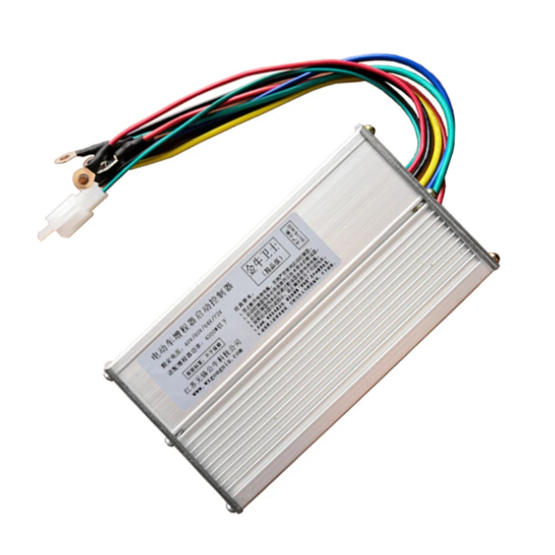 

Universal 2-wheel 3-wheel Electric Bicycle Controller within 48V 60V 72V 4000W 6*3.5*2in Controller + Wiring manual