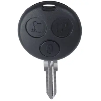 

NEW-3 Button Car 433MHz Remote Key Fob Blade For Smart Fortwo Forfour City Roadster
