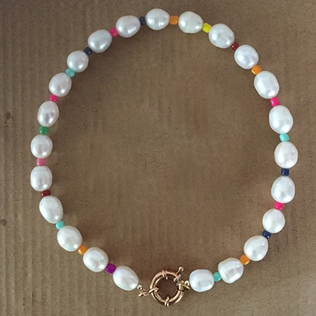 Boho Puka Natuurlijke porceleinslak Shell ketting vrouwen verklaring parrel barokke bijoux choker ketting Collier de coquillays - Окраска металла: Покрытие антикварным золотом