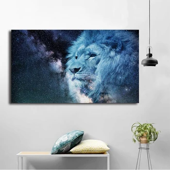 

Starry Sky Lion Animal DIY Diamond Painting Cross Stitch Full Diamond Mosaic Embroidery Sale Living Room Diamond Paintings