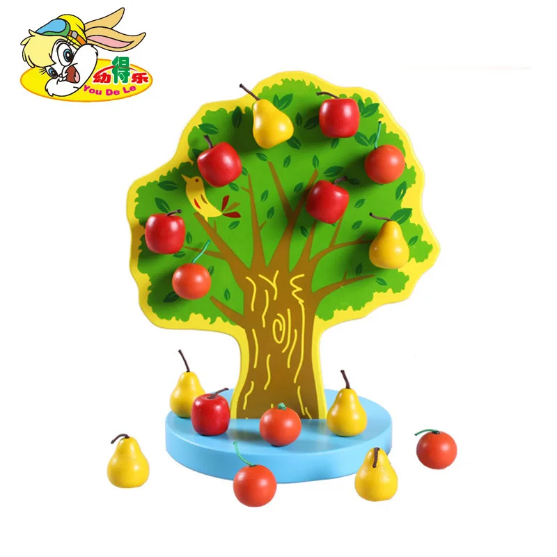 

Model Early Education Apple Tree Building Blocks Magnetic Baby Color Cognitive Fun Games Children'S Educational Parent And Child