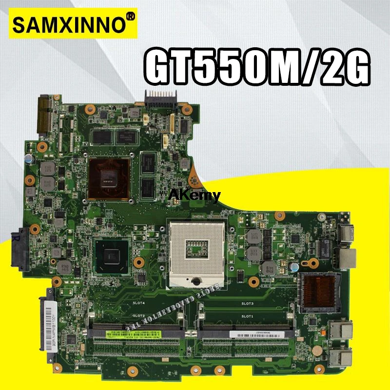 N53SM материнская плата 2* слота GT550M/2G для ASUS N53S N53SV N53SN N53SM материнская плата для ноутбука N53SM материнская плата N53SM тест материнской платы ОК