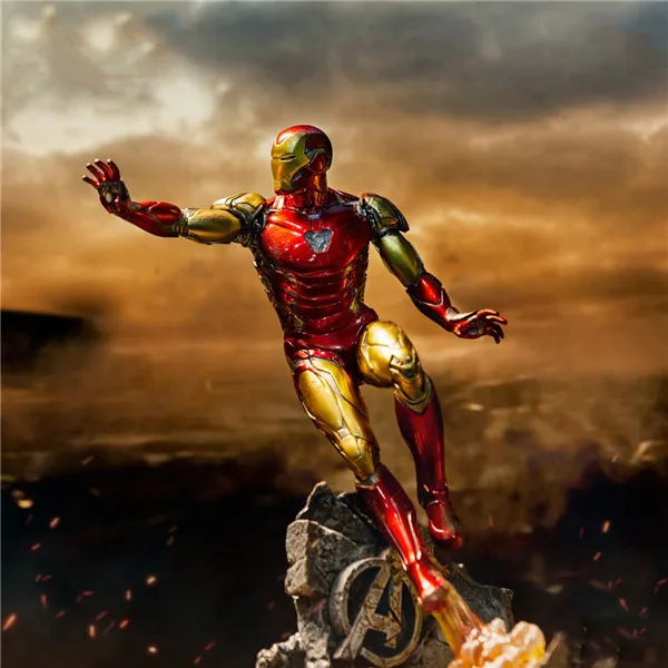Marvel Мстители Железный человек MK85 статуя 1/10 Фигурки игрушки|Игровые фигурки и