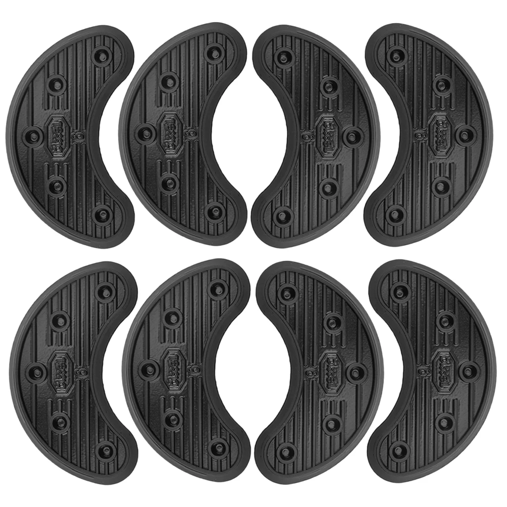 4 Pairs Of Rubber Shoes Boots Nonslip Sole Heel Repair Pad Guard Plate
