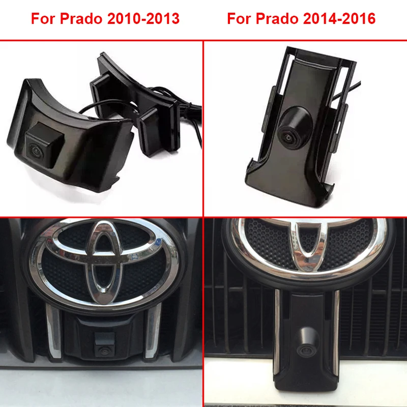 Ночное видение 600L CCD Автомобильная Камера Переднего Вида Для 2013 Toyota Land Cruiser Prado 2700 4000 toyota proda Передняя камера